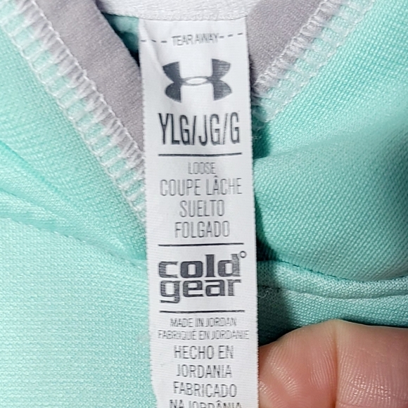 Under Armour youth kids hooded sweatshirt sz YLG - Picture 6 of 8